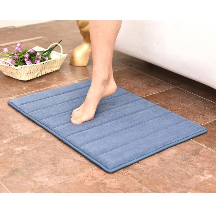 

Fine Appearance Non-skid Bath Mat Mats for Bathroom Memory Foam Bath Mat Fatigue Resistance.cushiony Comfort Underfoot.