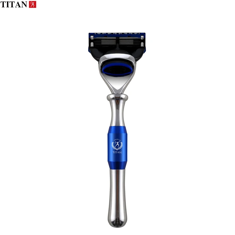 

Titan safety metal handle 5 layer's balde shaving tools men's beard razor, Customer's request