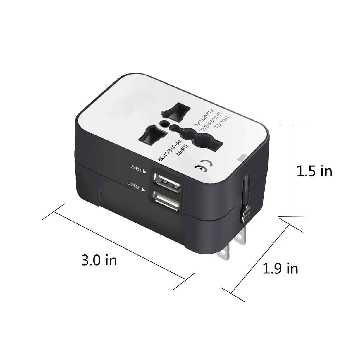 Hot Sell Plug Universal Travel Usb Adapter / World Travel Adaptor ...