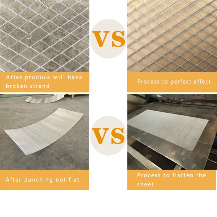 expanded metal fencing panel