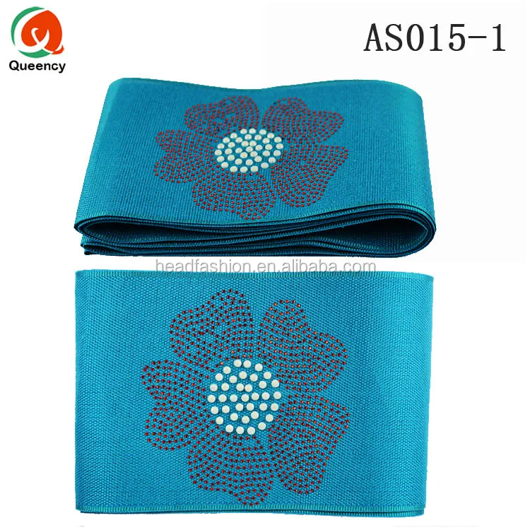 stoned flowers aso oke fabric