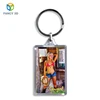 Zebulun Promotional Customized Photo Plastic 3D Lenticular Print Acrylic Key Chain