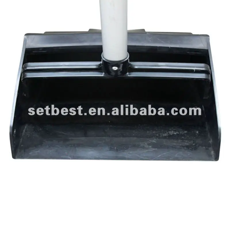 Commercial Plastic Lobby Dust Pan With Long L Shape Handle 56202*02