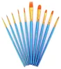Paint Brush Set Acrylic Xpassion 10pcs Professional Paint Brushes Artist for Watercolor Oil Acrylic Painting