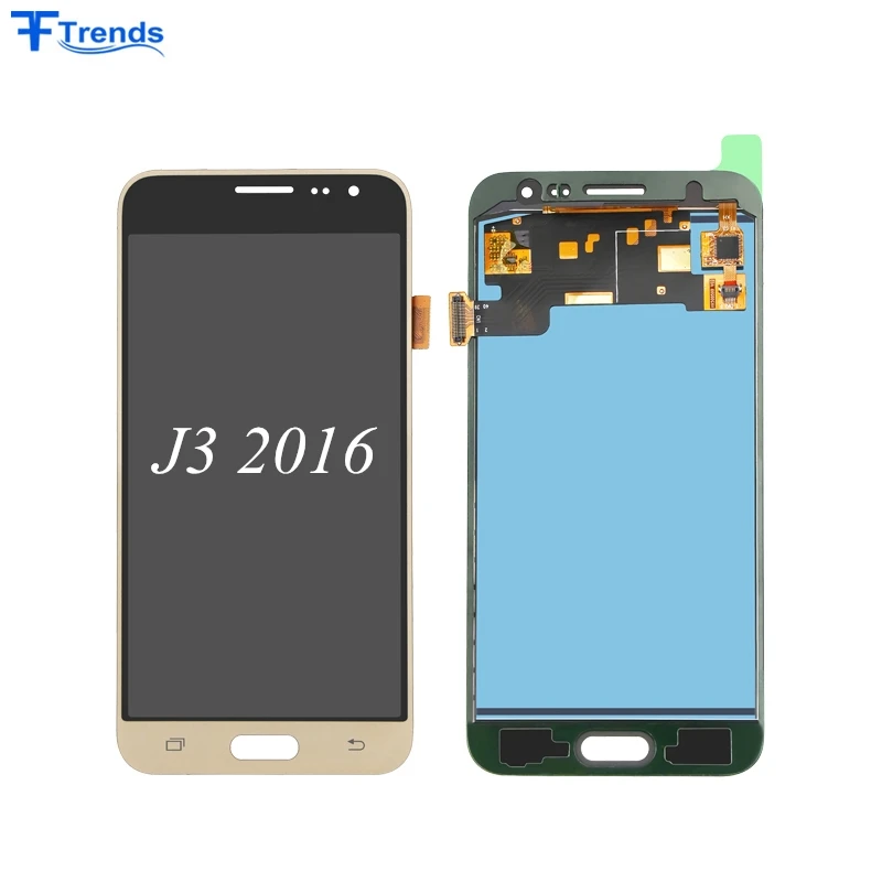 

For Samsung J3 2016 J320 White Black Gold LCD Display Touch Screen Assembly Can Adjust Brightness, Black/white/gold