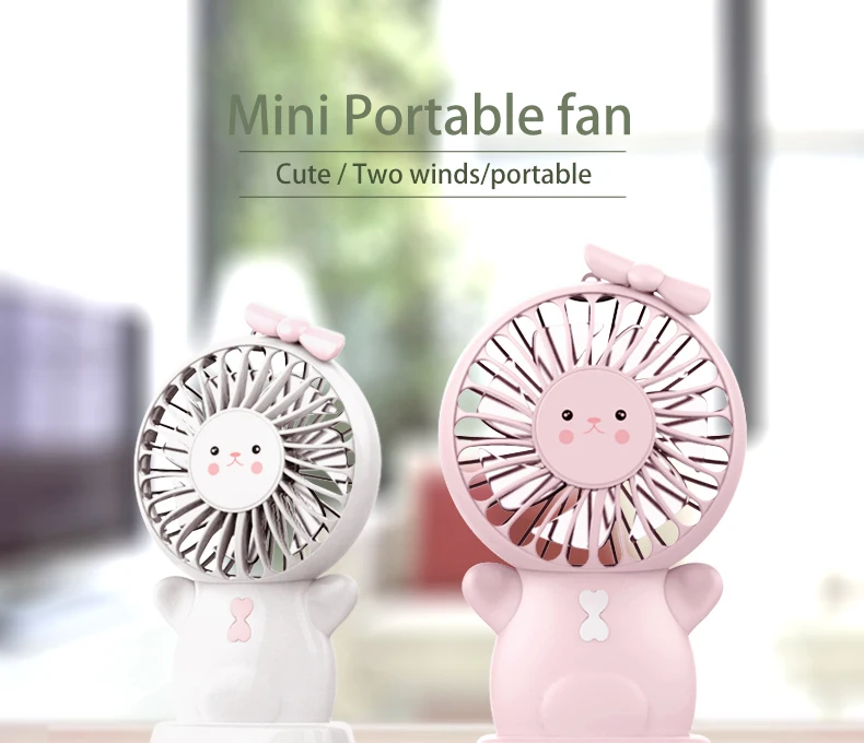 portable charger fan and light