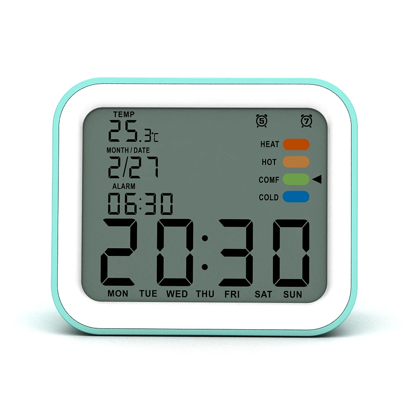 
Hot Selling!! Fresh New Mold ABS Digital Alarm Clock with backlight and snooze  (60742059088)