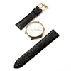 Amazon Hot selling Genuine luxury leather fitness smart watch strap band for apple Customs Data