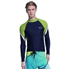 Accept custom logo sun protected long sleeve mens rash guard