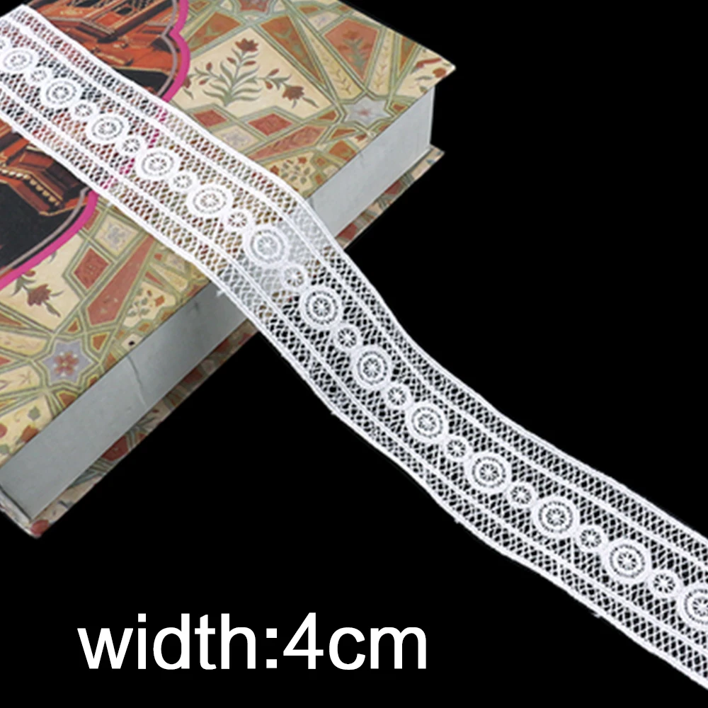 2019 cheap bulk eyelet tulle embroidered lace ribbon trim for bridal dress