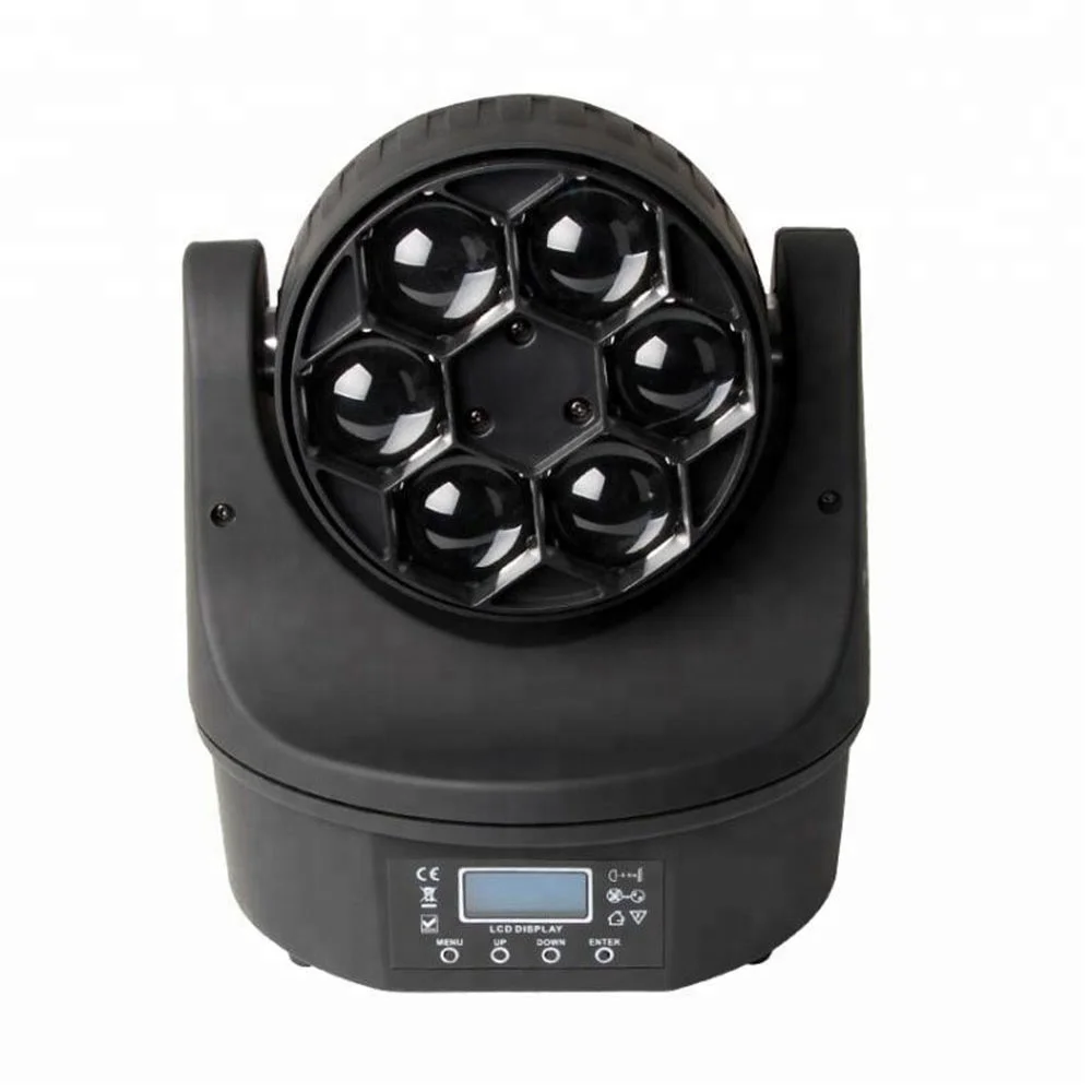 Professional stage equipment mini 6 Bee Eye LED 4 IN 1 rgbw moving head dj disco party lighting