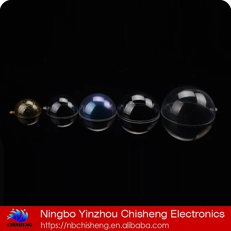 pp plastic sphere open up ball