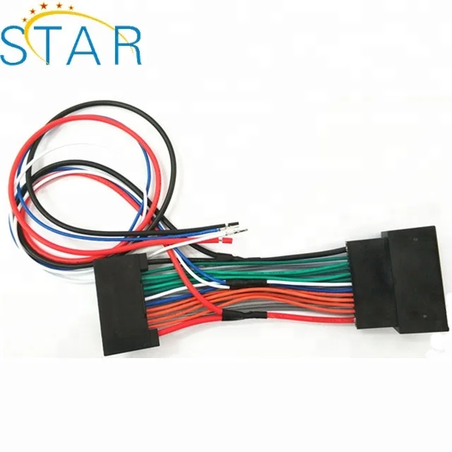 Custom 24 Pin Radio Iso Wire Connector Cd Player Stereo Wire Harness