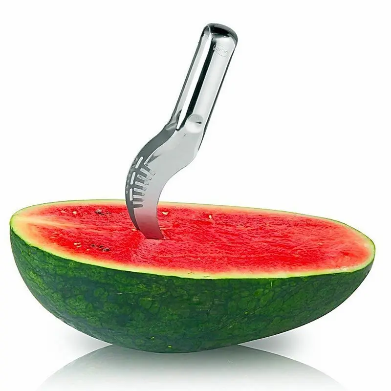 

O274 Stainless Steel Fruit Peeler Faster Melon Cutter Knife Corer Fruit Vegetable Tools Watermelon Slicer Corer