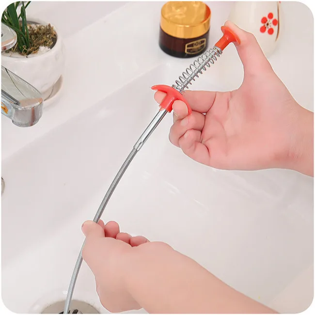 
60cm Metal Clog Remover Remove Sink Clog 