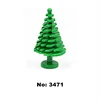 China tree block toy factory City plastic tree blocks Compatible brick Kids Plant toys Holiday Home decoration plant (NO.3471)