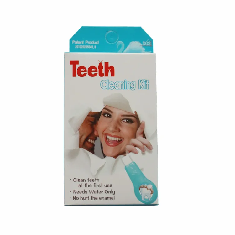 

daily need product teeth whitening whitestrips for teeth stains remover, White sponge + blue handle