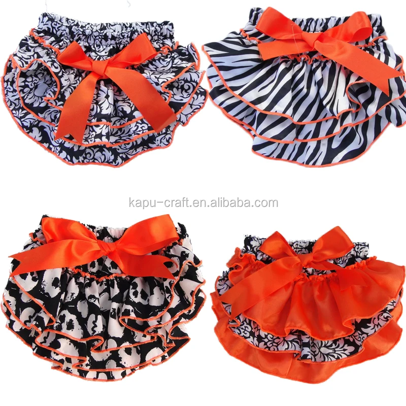 Baby Infant Girls Red Ruffle Chiffon Panties Bloomers Diapers Covers S M L