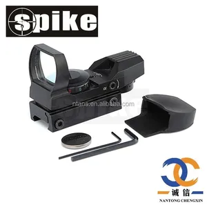 Spike AR 15 Red Dot Open Reflex Sight with 4 Type Reticle for Hunting Riflescope, Pistol