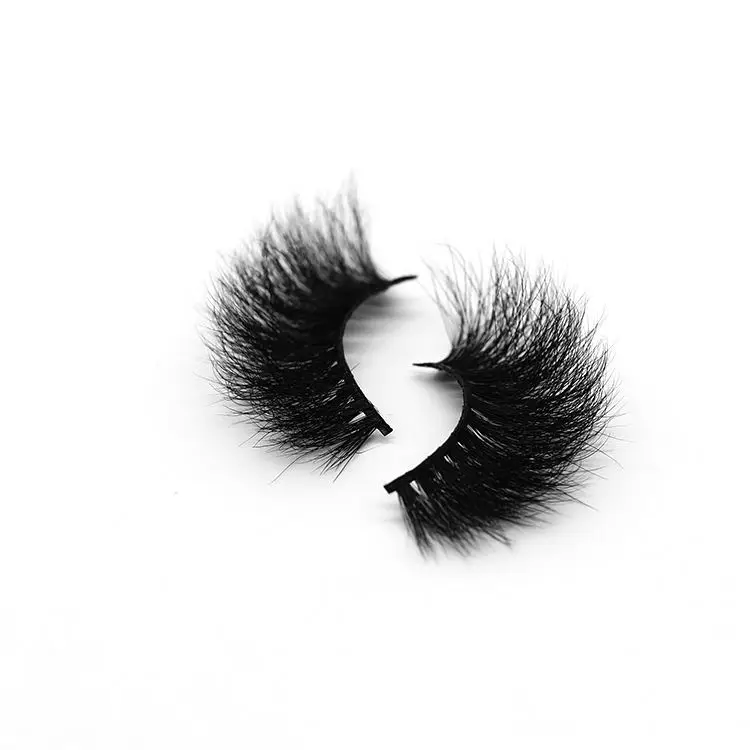 

Wholesale Real Mink Eyelashes 25mm Long 3d Mink Lashes, Natural black