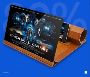 Portable 12 inch Foldable Phone Screen Magnifier Stand