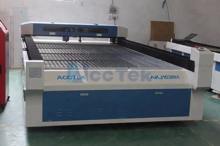AccTek cnc co2 laser AKJ1530H metal laser cutting machine with beijing reci laser tube
