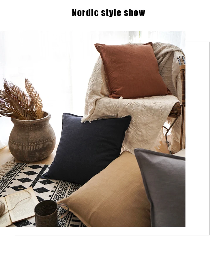 Savvydeco Wholesale Home Decorative Plain Linen Cotton Plain Cushion Covers For Sofa Buy Linen