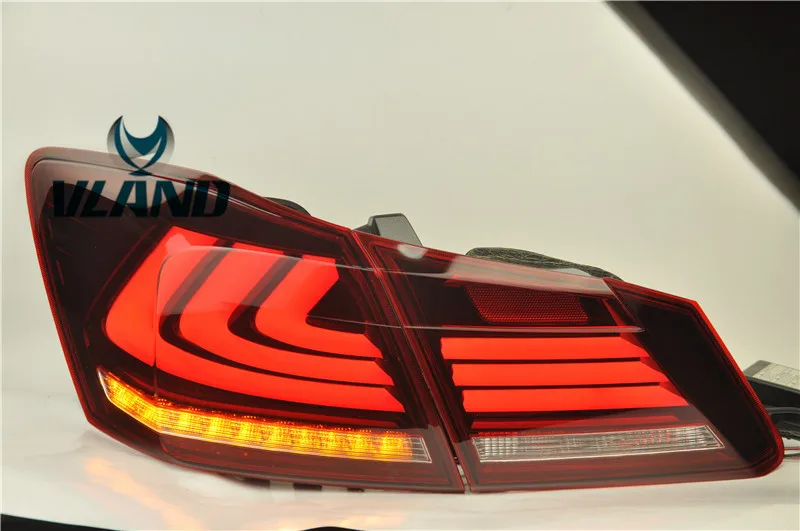 VLAND factory accessory for Car Tail lamp for Accord LED Taillight 2014-2015 tail light turn signal with sequential indicator