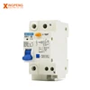RCBO type 10 ma 30ma 100ma 1p+n 2pole 63amp safety overload and leakage protection breaker