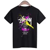 Promotional custom logo print tshirts mens basic t-shirts 80% cotton 20% polyester