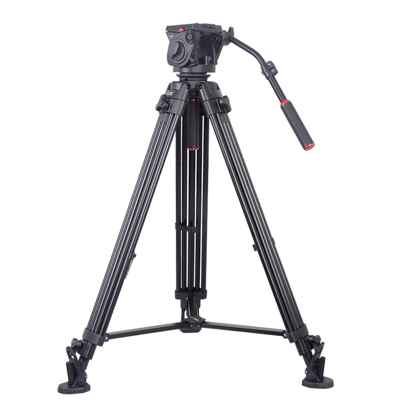 

KINGJOY 80 inch High Quality Heavy Duty Aluminum Wearable Video Tripod with Fluid Damping Head for Camcorder Shooting