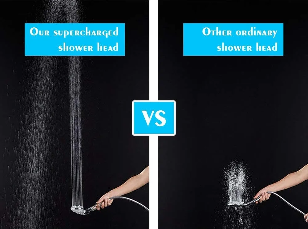 Pc Clear Multi Spray Micro Bubble Water Filter Portable Tourmaline