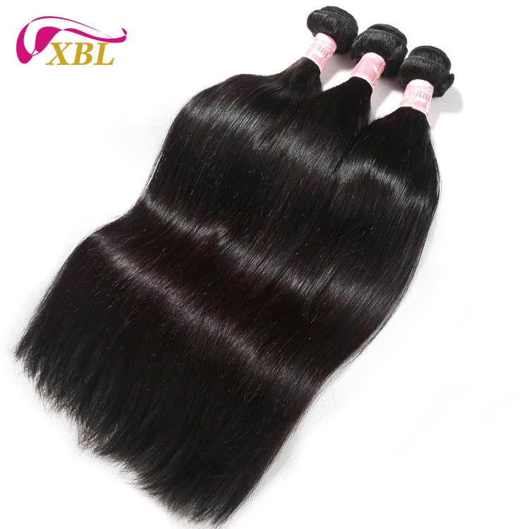 
XBL great feeback Wholesale Cheap Virgin Peruvian Hair Straight Weave Human Hair Bundles 