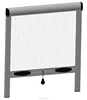 Aluminium Rolling fly screen windows with mosquito net