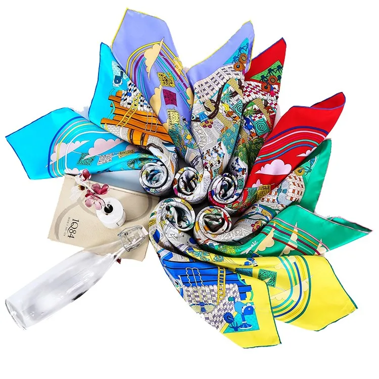 Custom Making Drawing Handkerchief For Women - Buy Drawing Handkerchief