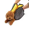 Microfiber Paw Print Embroidered Pet Towel