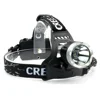 Super Power High Lumen Waterproof 3 Modes 18650 Battery Camping Hunting Rechargeable Angle Attack LED Head Flashlight