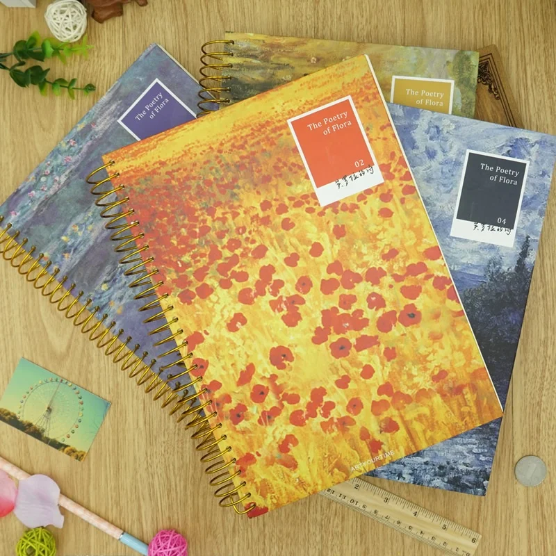 
2020 A5 Size Wholesale Custom Printed Refill Monthly Planner Recycled Paper Notebook 
