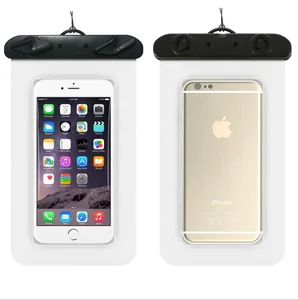 PVC Waterproof Phone Pouch, Universal IPX8 Waterproof Case Dry Bag with Extra Wrist Strap for iPhone Xs Max/XS/XR/X/8/8P