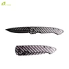 2018 Best selling China Carbon Fiber Highest Quality Folding knife For Outdoor supplies LOGO and Weave can be customized