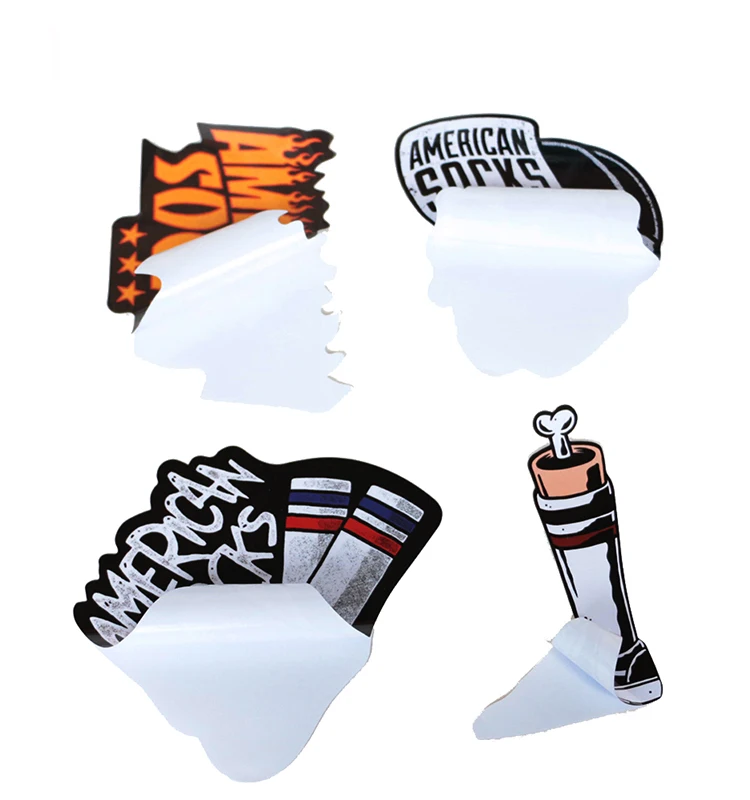 Customized Sticker Printing Waterproof Die Cut Adhesive Pvc Vinyl