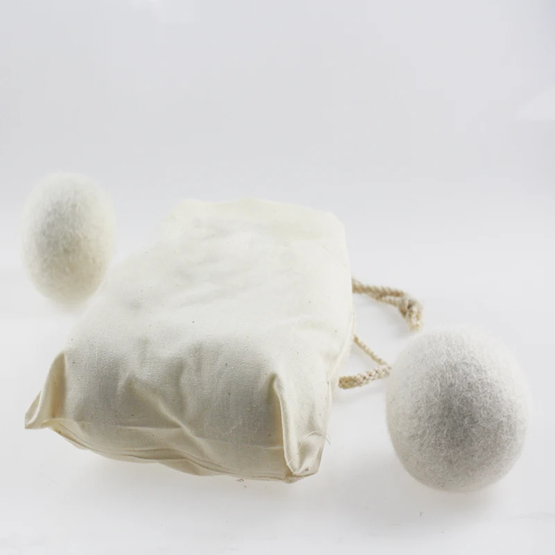 

2018 Amazon hot sale 100% New Zealand wool dryer balls, White