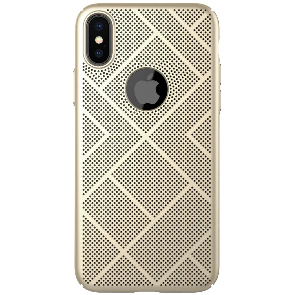 

Free Shipping Nillkin simple Air mobile cellphone case hard PC shell lightweight thin cover for iphone X 8 Plus, N/a