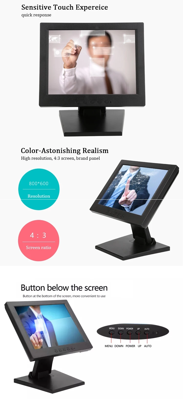cheap touch screen monitor