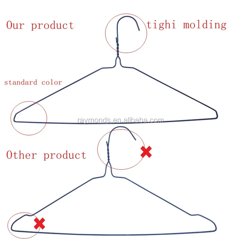 Rose Goldenstainless Steel Wire Dry Cleaning Hangers/Coat Wire and Metal  Hanger 10packs or 15 Packs - China Garment Hanger and Wholesale Durable  price