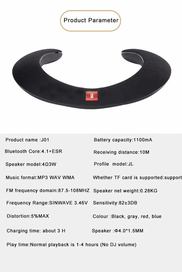 High Quality Soundwear Wireless Neckband Bluetooth Speaker For Music Players - ANKUX.COM