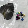 Vacuum Packed 6-7mm Round Pearl Oyster Dyed Freshwater Pearls in Oysters Shells