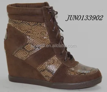 high heel wedge sneakers