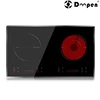 Customized Patterns 110V Double Burner Cooking Induction Cooker Hy bird Cooker For Counter Top Desk Hot Selling 8223-210-001