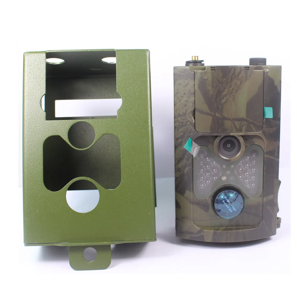 

Trail Camera Metal Protection Box for Suntek Wildlife Camera HC300M HC550G HC700G, Green